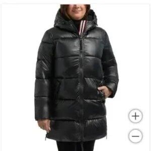 Hunter Puffer Coat Women's Medium Black